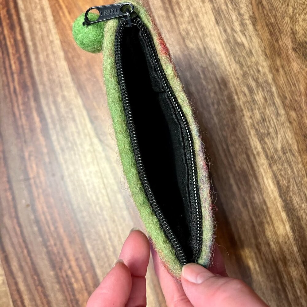 Felted Coin Pouch - Picture 3 of 3